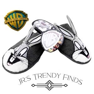 Bugs Bunny Gray Furry women Slippers Looney Tunes by WB